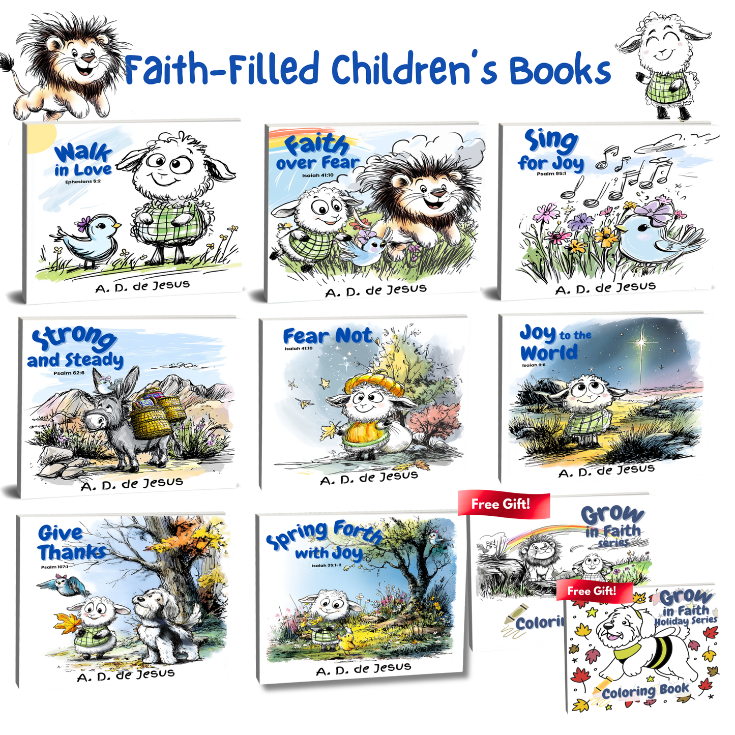 Faith-Filled Children's Books — Complete Bundle Set